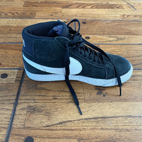 Black Suede Nike High Top - Picture 5 of 7
